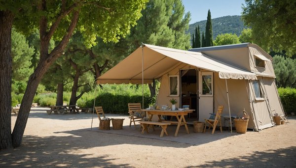 Du confort en provence dans un camping 3 étoiles à nyons