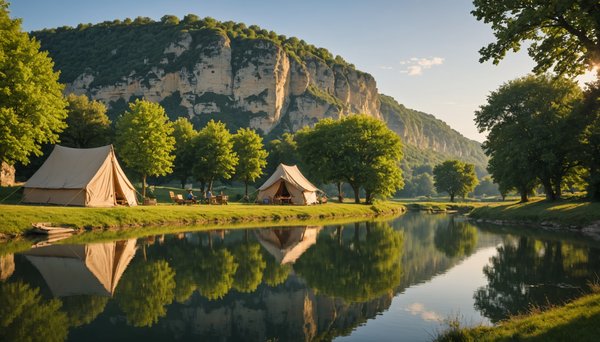 Guide camping dordogne : paysages